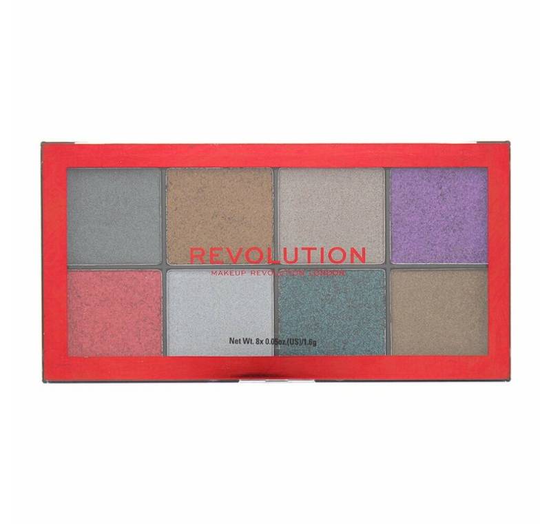 MAKE UP REVOLUTION Lidschatten Revolution Possessed Glitter Palette Make-Up Palette 8 x 1.6g von MAKE UP REVOLUTION