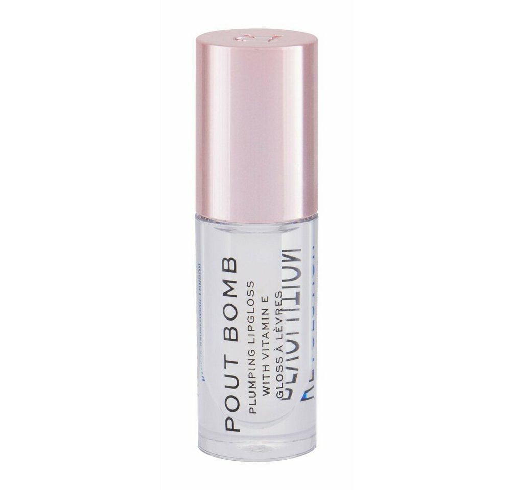 MAKE UP REVOLUTION Lippenstift Revolution Make Up Pout Bomb Plumping Gloss Glaze 4,6ml von MAKE UP REVOLUTION