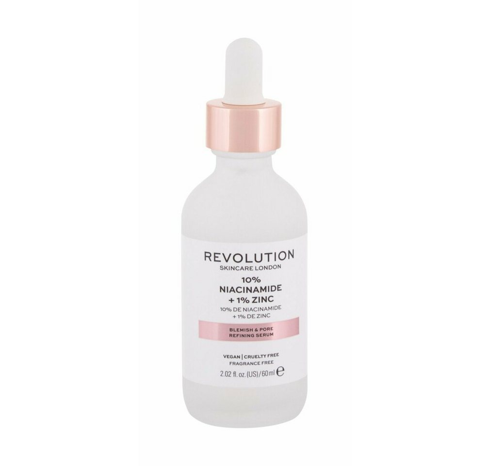 MAKE UP REVOLUTION Tagescreme Revolution Skincare-Serum minimiert Poren-10% Niacinamid+1% Zink-60ml von MAKE UP REVOLUTION
