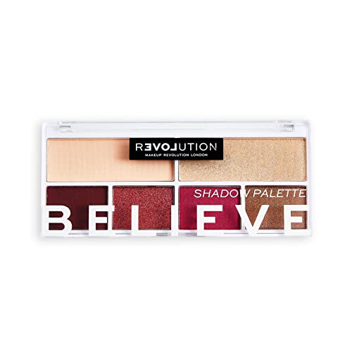 Beauty Revolution Believe Eyeshadow Palette 1,95 g 6 Lidschatten Import von REVOLUTION.