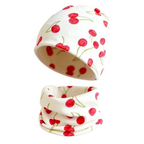 Baumwolle Mütze Loop Schal Sets Winter Weich Beanie Winddicht Schlauchschal Baby Jungen Mädchen von MAKFORT