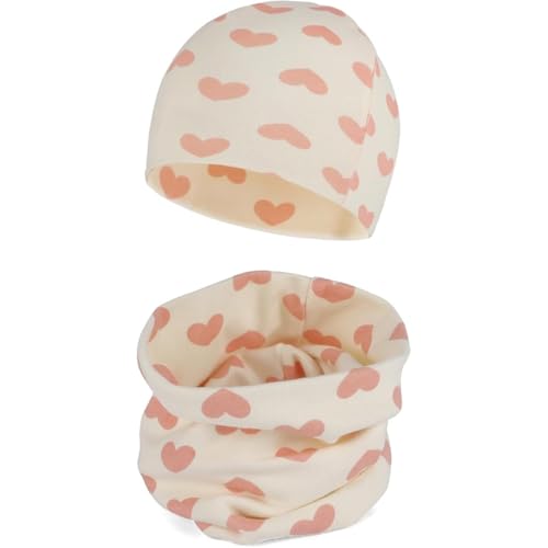 Baumwolle Mütze Loop Schal Sets Winter Weich Beanie Winddicht Schlauchschal Baby Jungen Mädchen von MAKFORT