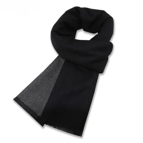 MAKFORT Herren Schal Winter Warm Dicker Klassisch Modern Imitation Kaschmir Herrenschal 180 * 30cm von MAKFORT