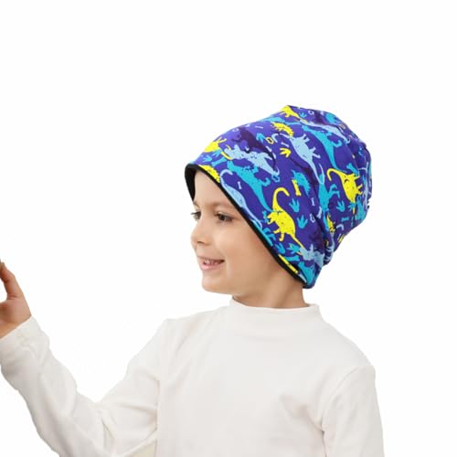 MAKFORT Kinder Beanie Mütze Weiche Baumwolle Hut Kinder Schlupfmütze Junge Und Mädchen Herbst Frühling von MAKFORT