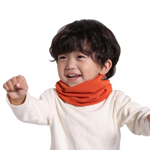 MAKFORT Kinder Schal Loop Schal Schlauchschal Baumwolle Baby Schals Halstuch Kinder Nackenwärmer Kids Multifunktionstuch für Winter, Frühling, Herbst von MAKFORT