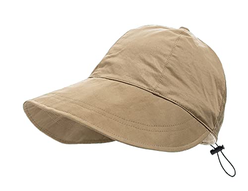 MAKFORT Sonnenhut Faltbarer Sommerhut Damen Atmungsaktiv Mütze Visor Cap Outdoor Hut für Golf Reisen Wandern von MAKFORT