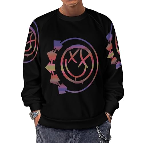 Blink Sweatshirt 182 Herren Crewneck Sweat Shirt Langarm Rundhals Hoody Merch Fans Top Für Männer von MAKMAN