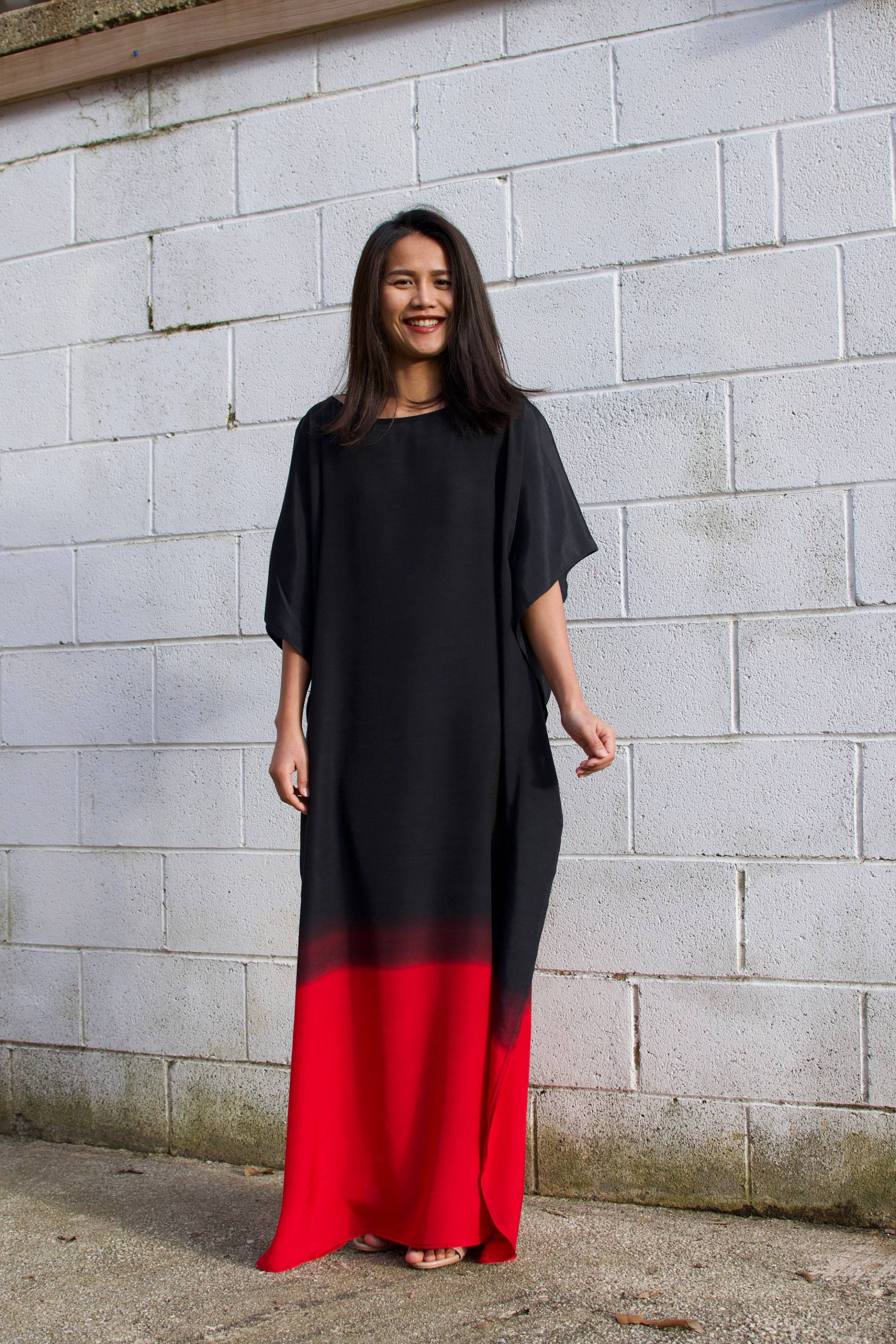 C-17 Seide Baumwolle Kaftan, Batik Kaftan, Kleid, Kaftan Cocktailkleid, Housewarmingkleid C-17 Seide Baumwolle Kaftan, Batik Kaftan, Kleid, Kaftan Cocktailkleid, Housewarmingkleid von MALAHANDWORKS