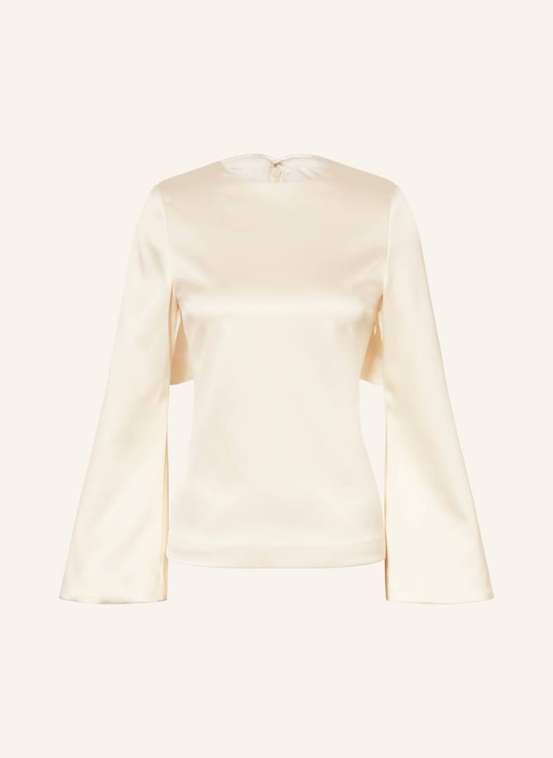Malina Blusenshirt Elna Aus Satin weiss von MALINA