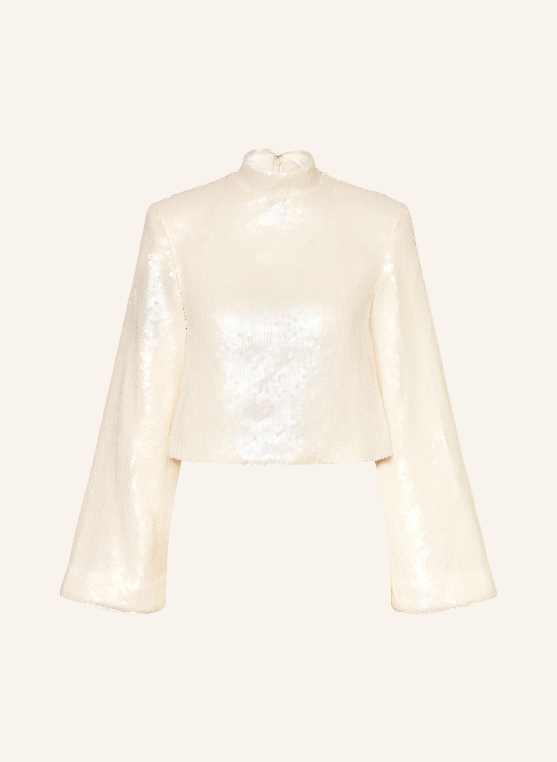 Malina Blusenshirt Line Mit Pailletten weiss von MALINA