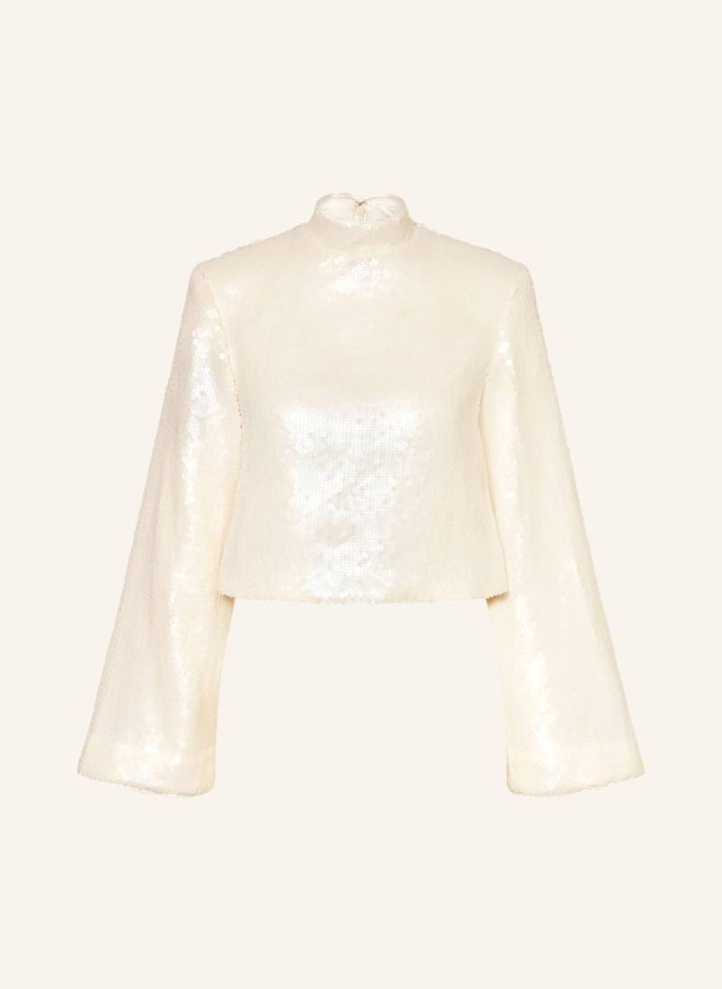 Malina Blusenshirt Line Mit Pailletten weiss von MALINA