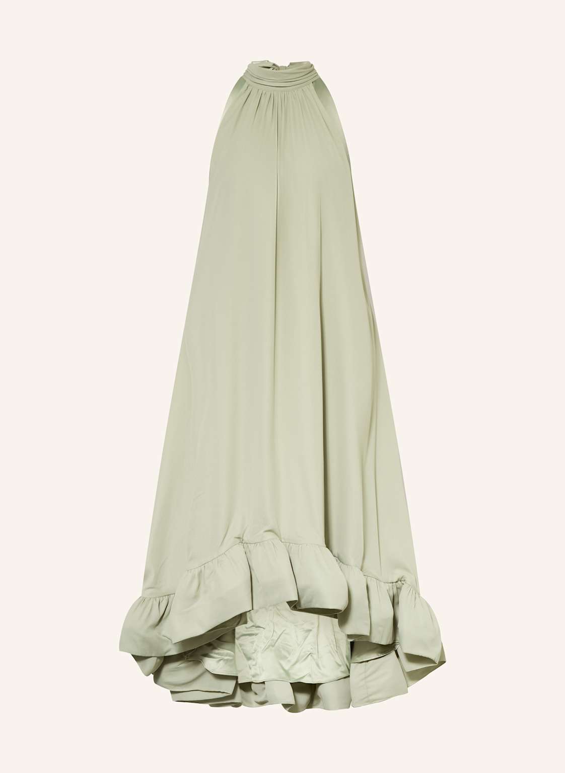 Malina Kleid Sabrina Mit Volants Und Cut-Out gruen von MALINA