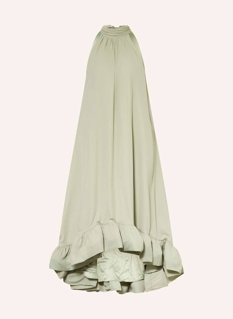 Malina Kleid Sabrina Mit Volants Und Cut-Out gruen von MALINA