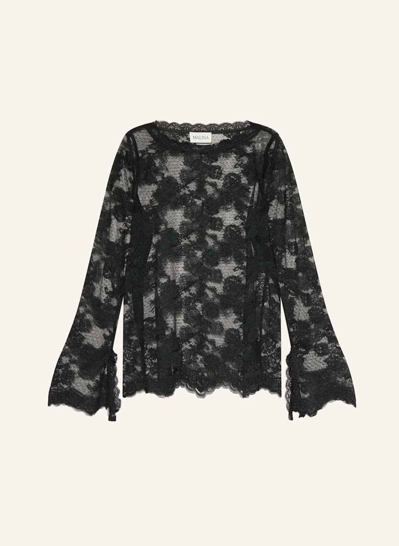 Malina Longsleeve Leni Aus Spitze schwarz von MALINA
