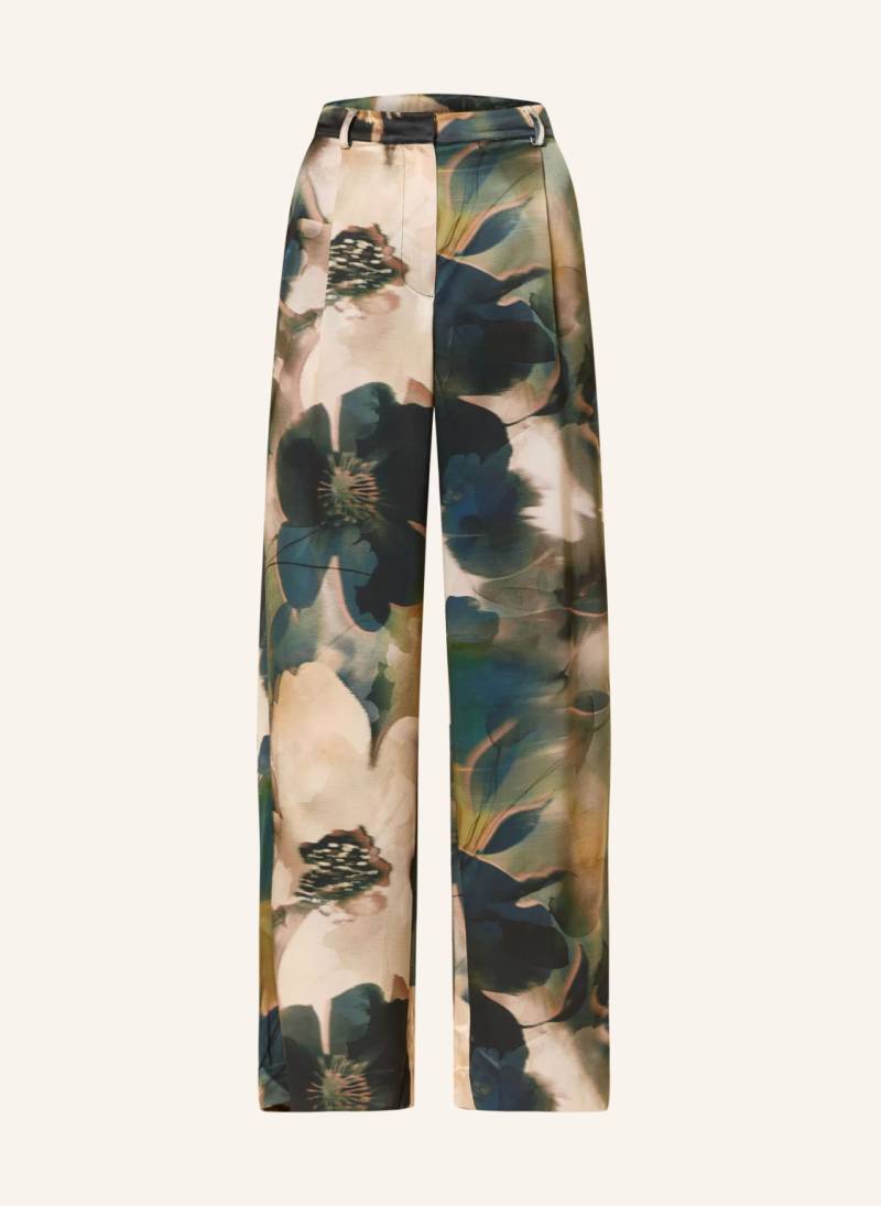 Malina Marlenehose Sarah Aus Satin gruen von MALINA