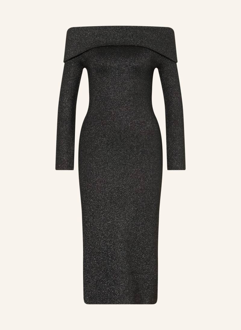 Malina Off-Shoulder-Kleid Adalina Mit Glitzergarn schwarz von MALINA