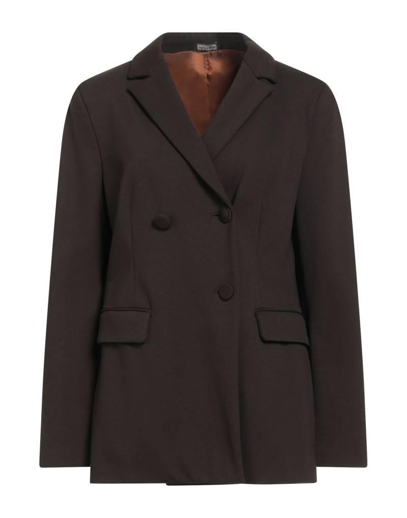MALÌPARMI Blazer Damen Dunkelbraun von MALÌPARMI