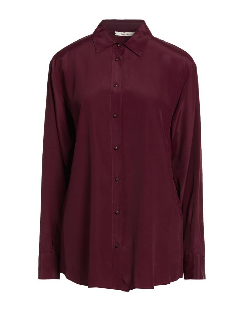 MALÌPARMI Hemd Damen Bordeaux von MALÌPARMI