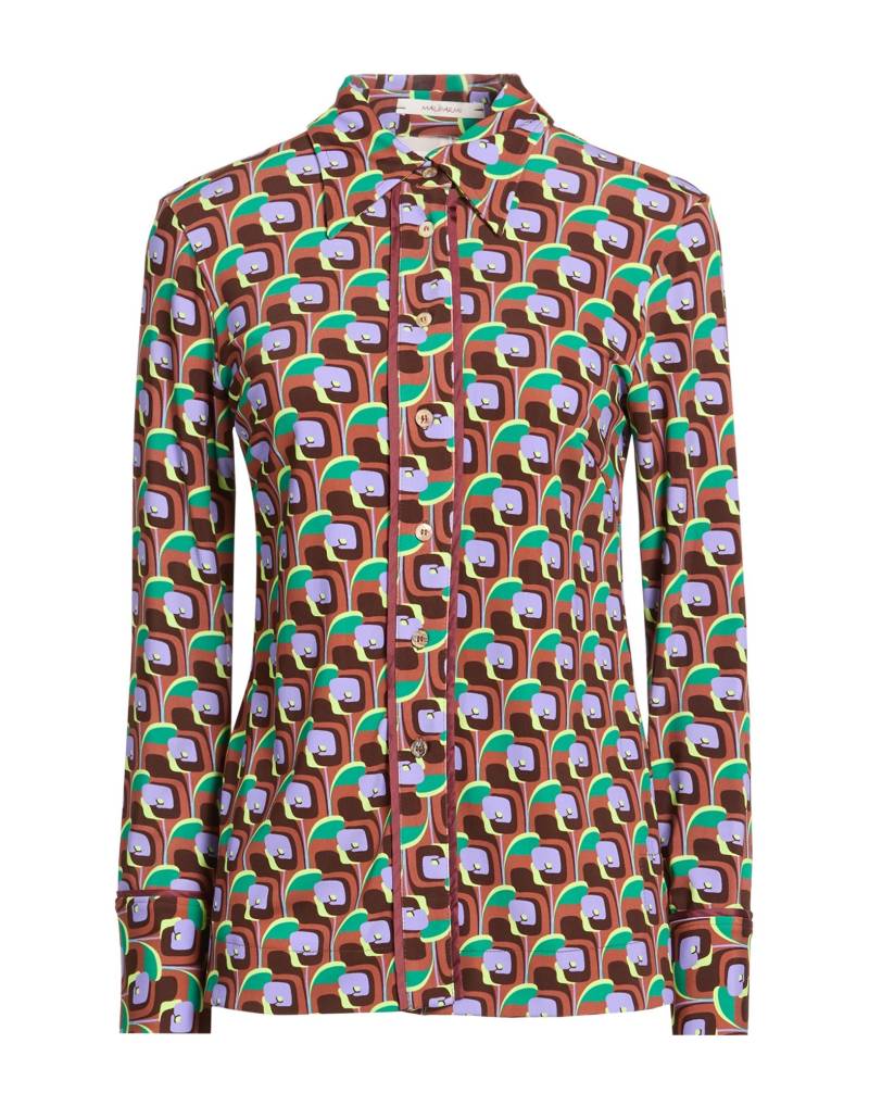 MALÌPARMI Hemd Damen Braun von MALÌPARMI