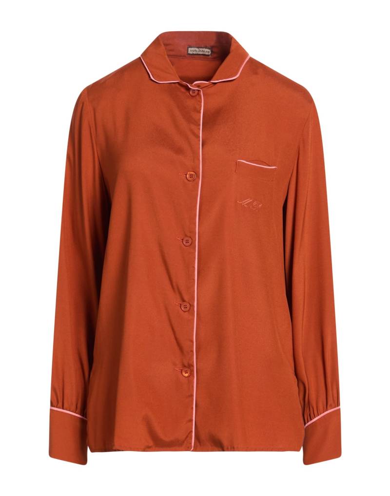 MALÌPARMI Hemd Damen Braun von MALÌPARMI