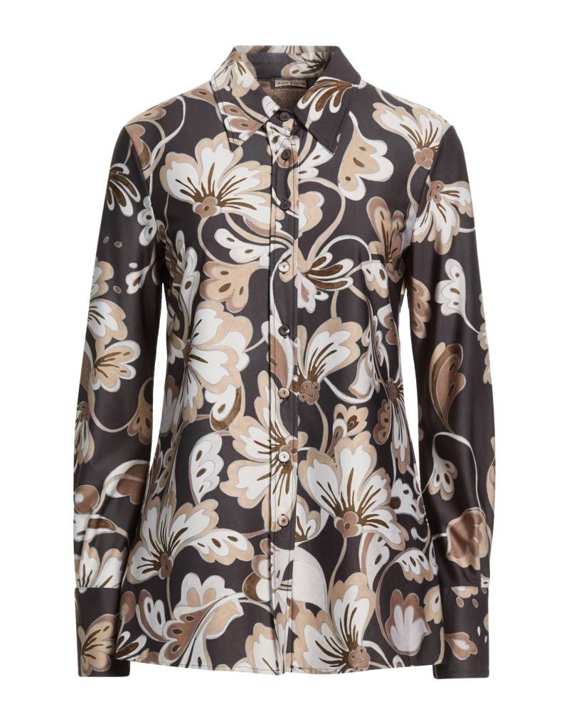 MALÌPARMI Hemd Damen Dunkelbraun von MALÌPARMI