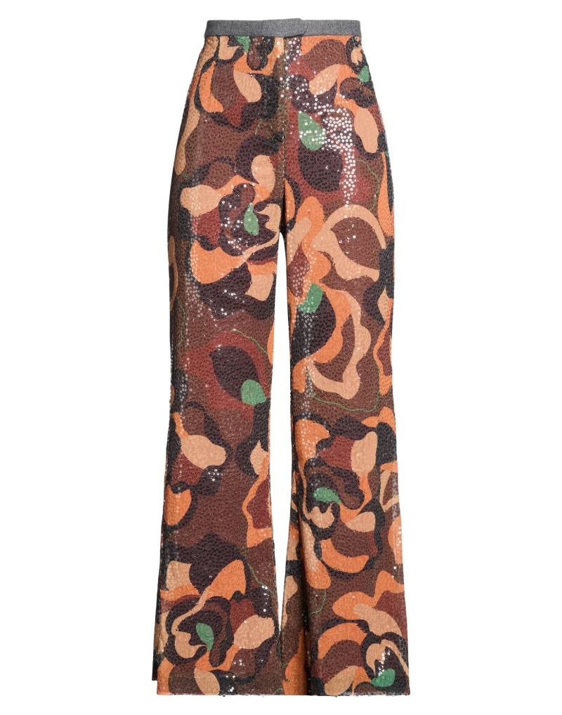 MALÌPARMI Hose Damen Braun von MALÌPARMI