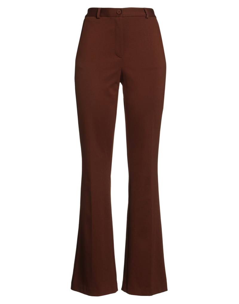 MALÌPARMI Hose Damen Braun von MALÌPARMI