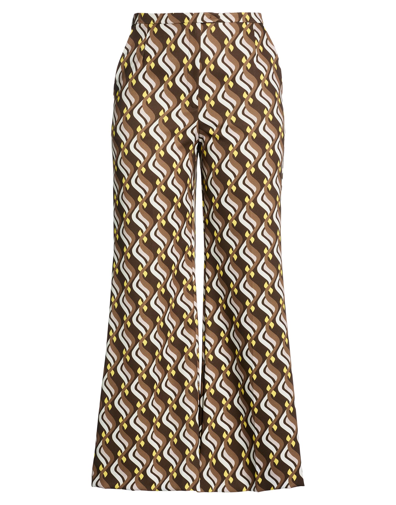 MALÌPARMI Hose Damen Schokobraun von MALÌPARMI