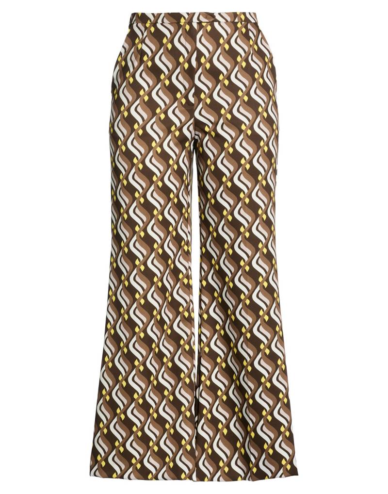MALÌPARMI Hose Damen Schokobraun von MALÌPARMI