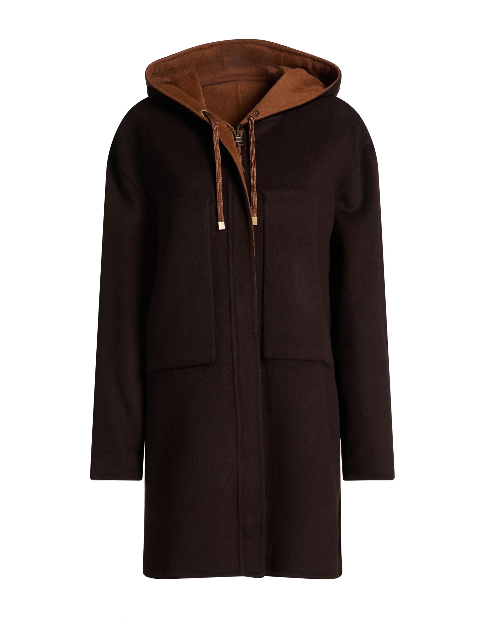 MALÌPARMI Mantel Damen Dunkelbraun von MALÌPARMI