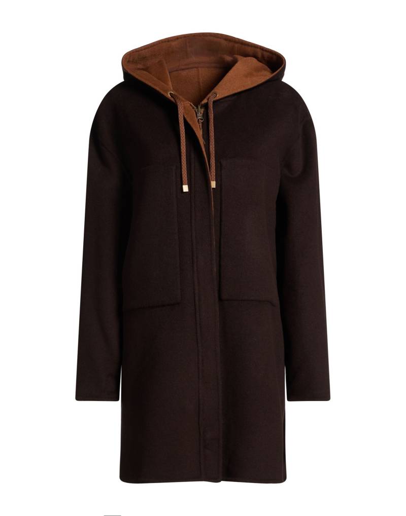 MALÌPARMI Mantel Damen Dunkelbraun von MALÌPARMI