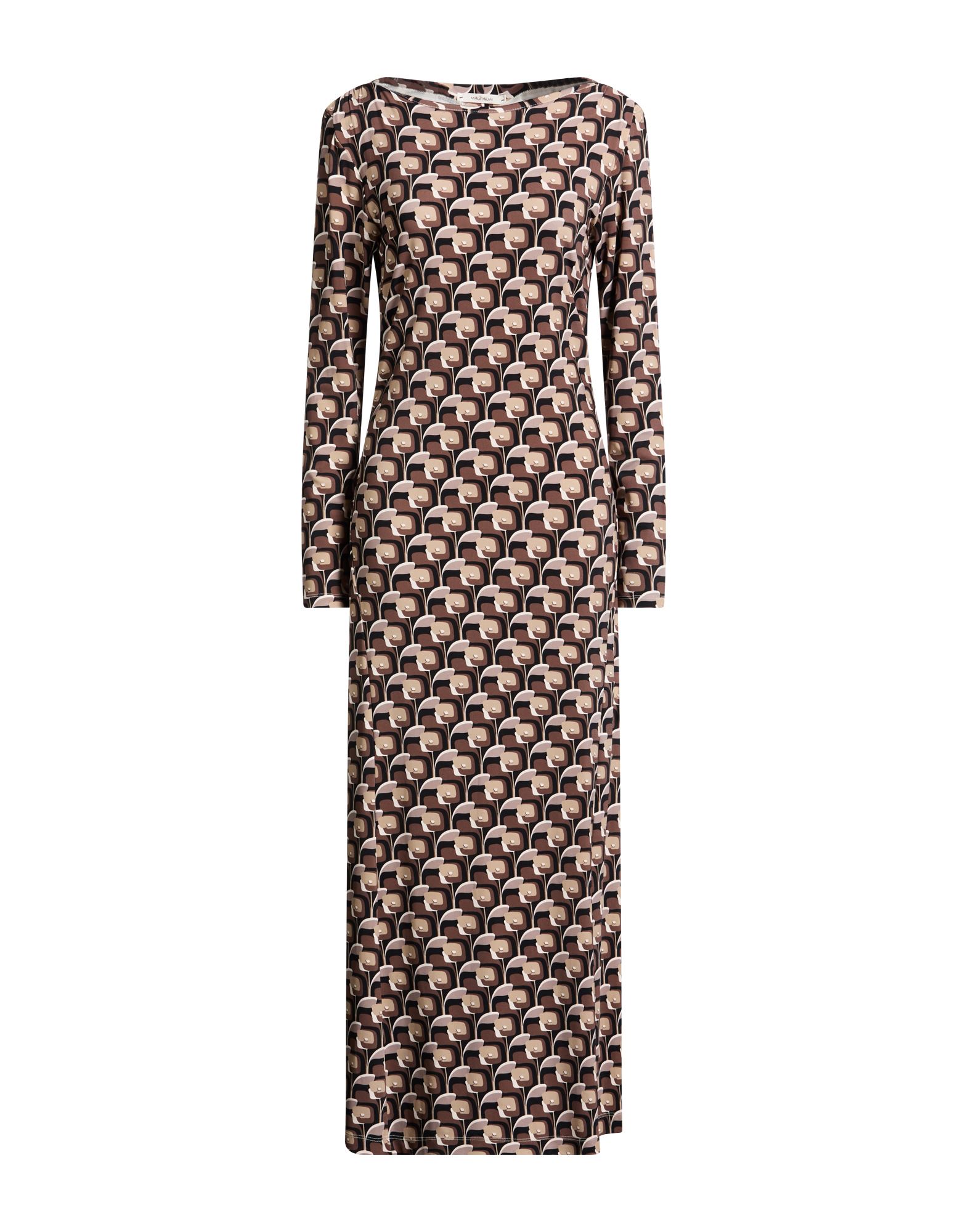 MALÌPARMI Maxi-kleid Damen Braun von MALÌPARMI