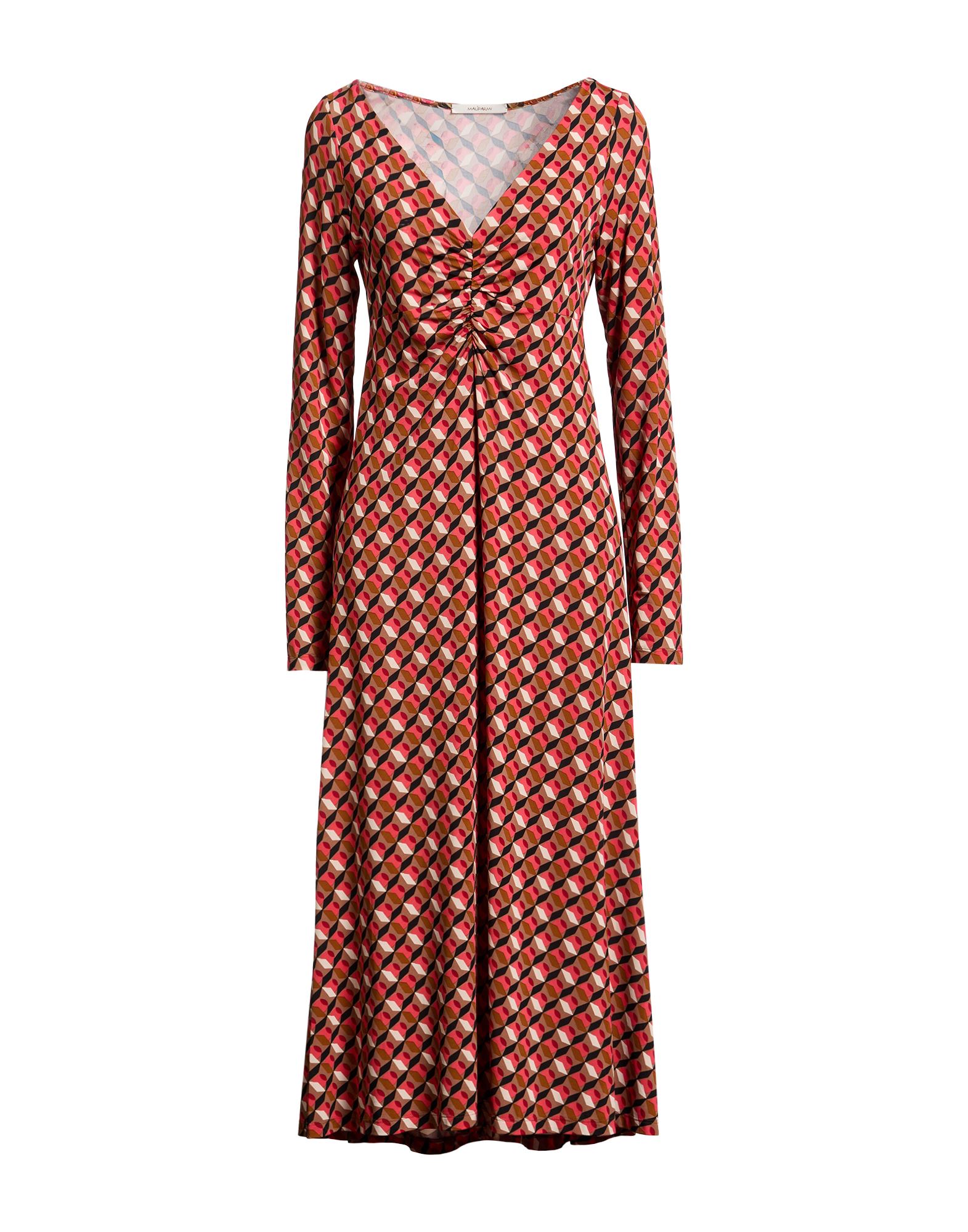 MALÌPARMI Midi-kleid Damen Beige von MALÌPARMI