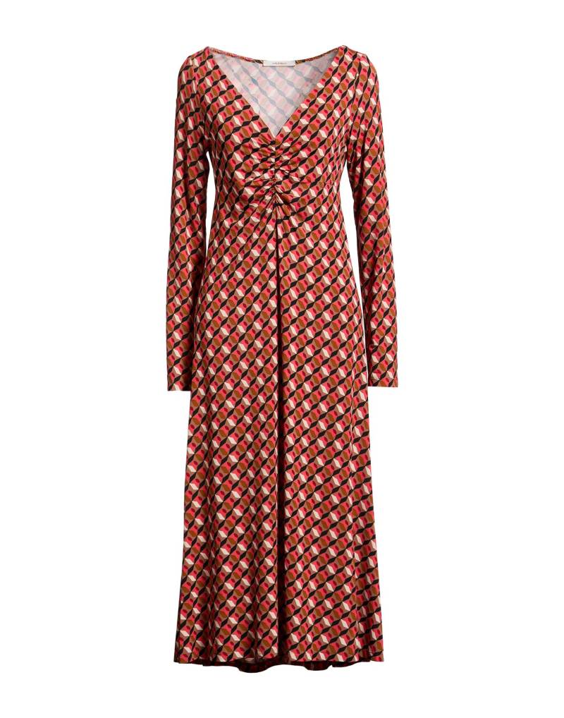 MALÌPARMI Midi-kleid Damen Beige von MALÌPARMI