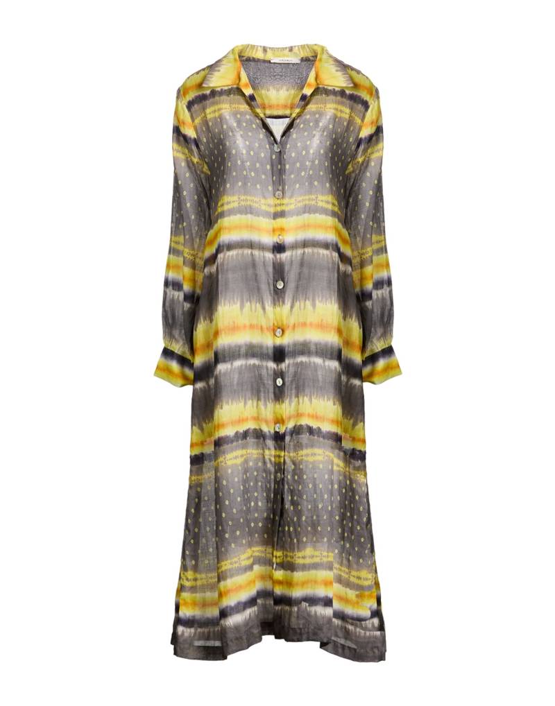 MALÌPARMI Midi-kleid Damen Grau von MALÌPARMI