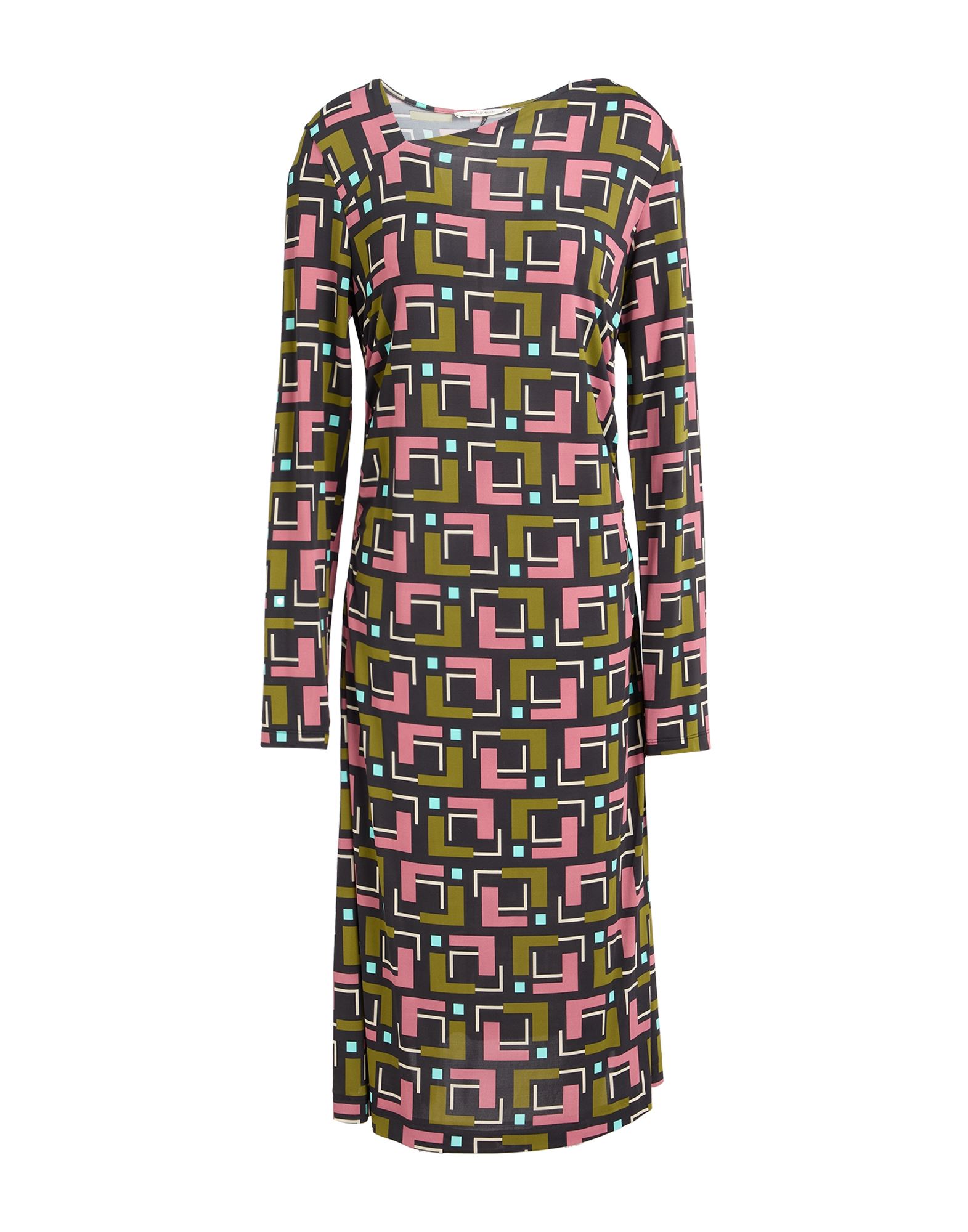 MALÌPARMI Midi-kleid Damen Militärgrün von MALÌPARMI