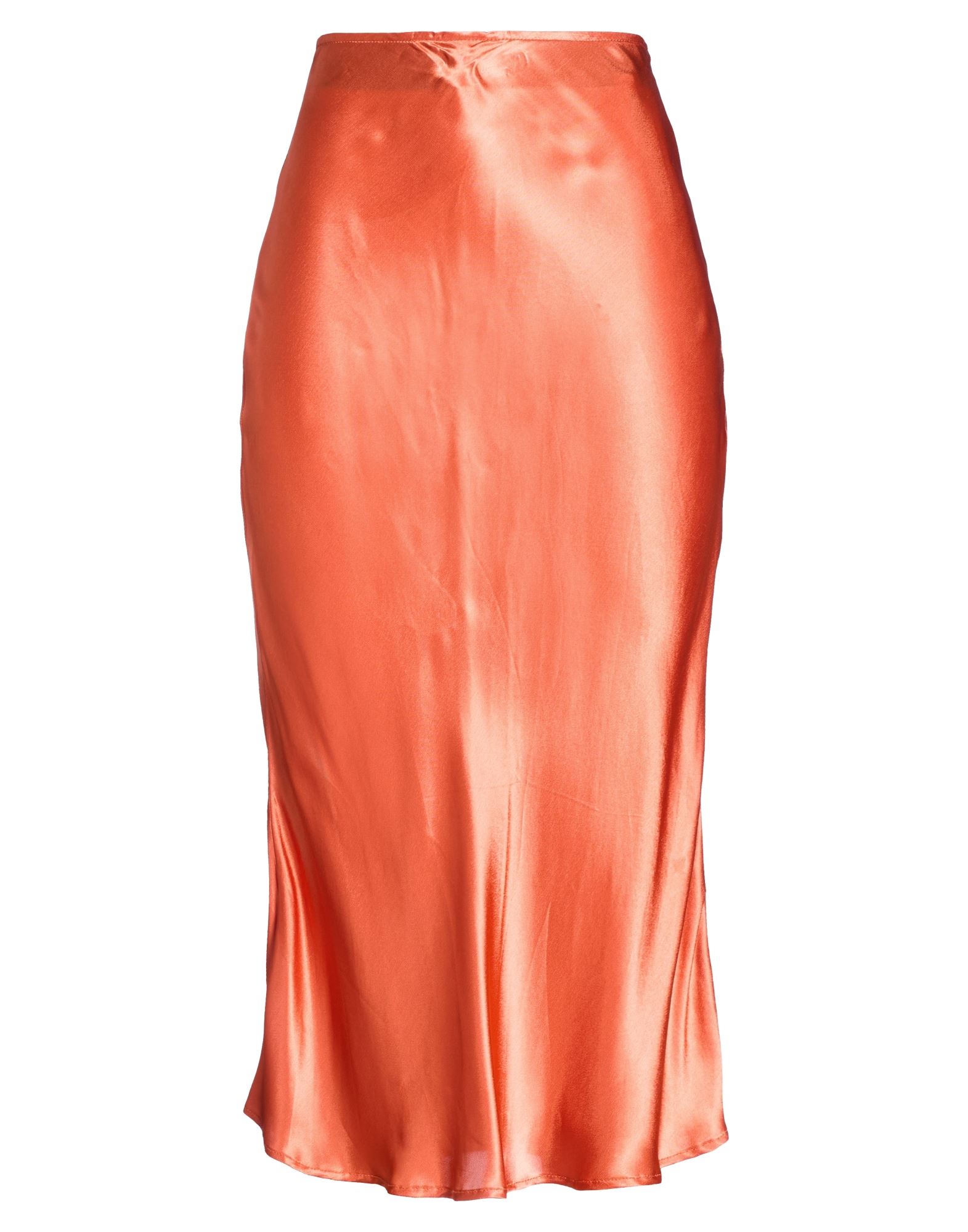 MALÌPARMI Midi-rock Damen Rostrot von MALÌPARMI