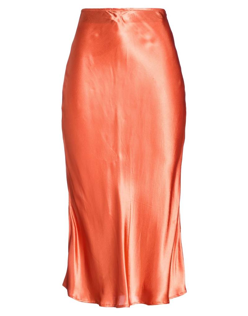 MALÌPARMI Midi-rock Damen Rostrot von MALÌPARMI