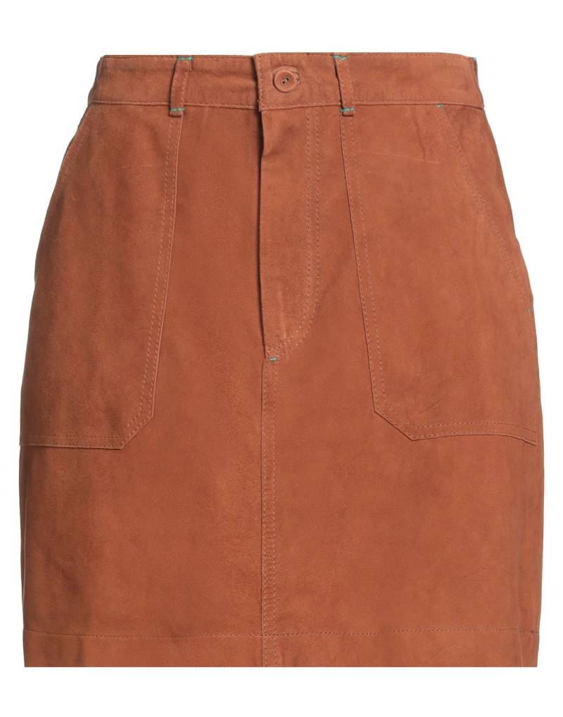 MALÌPARMI Minirock Damen Braun von MALÌPARMI