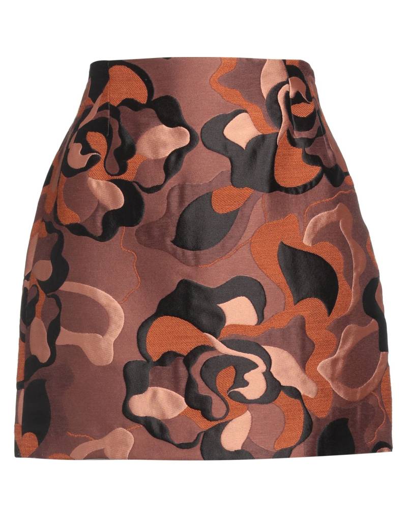 MALÌPARMI Minirock Damen Braun von MALÌPARMI