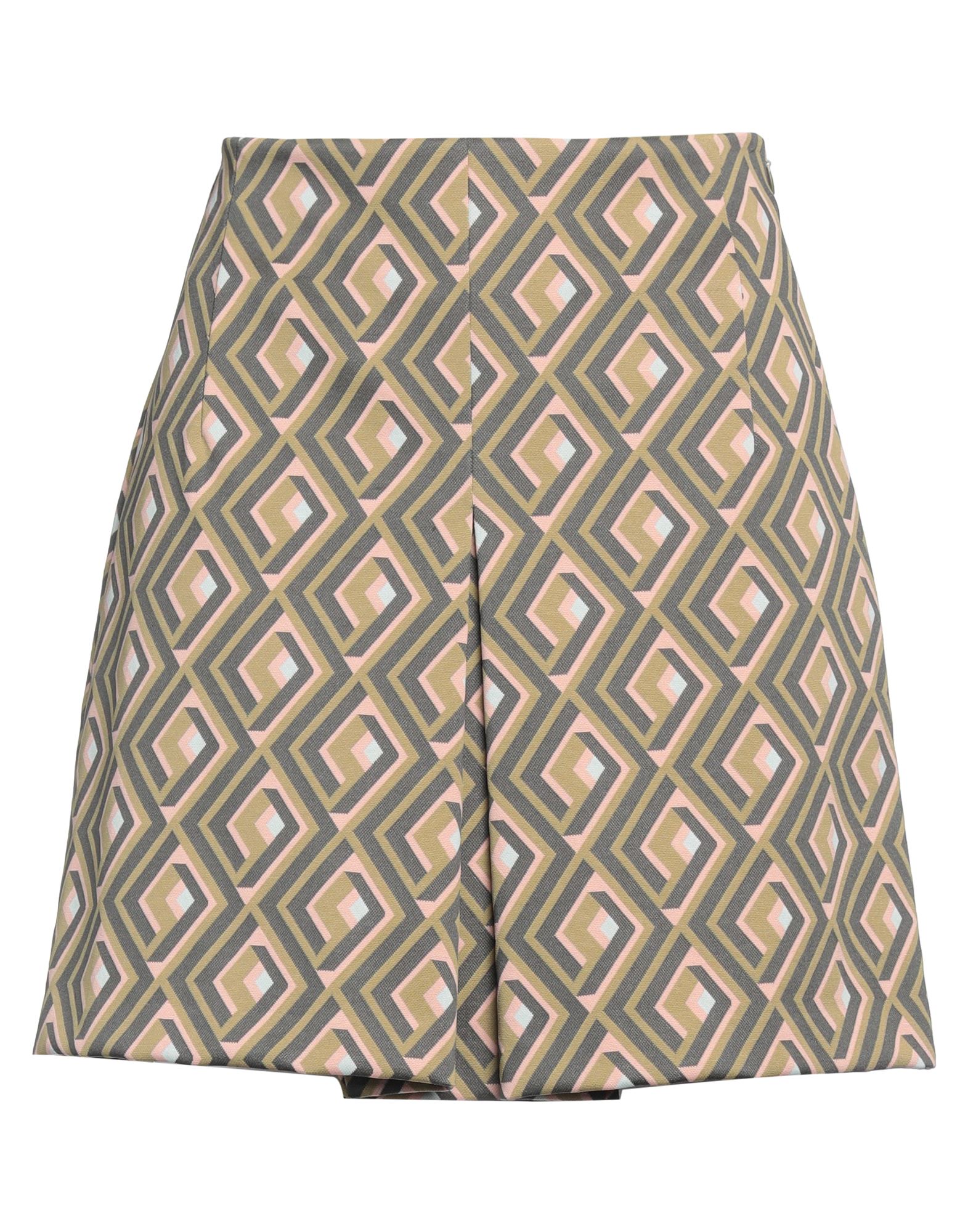 MALÌPARMI Minirock Damen Militärgrün von MALÌPARMI