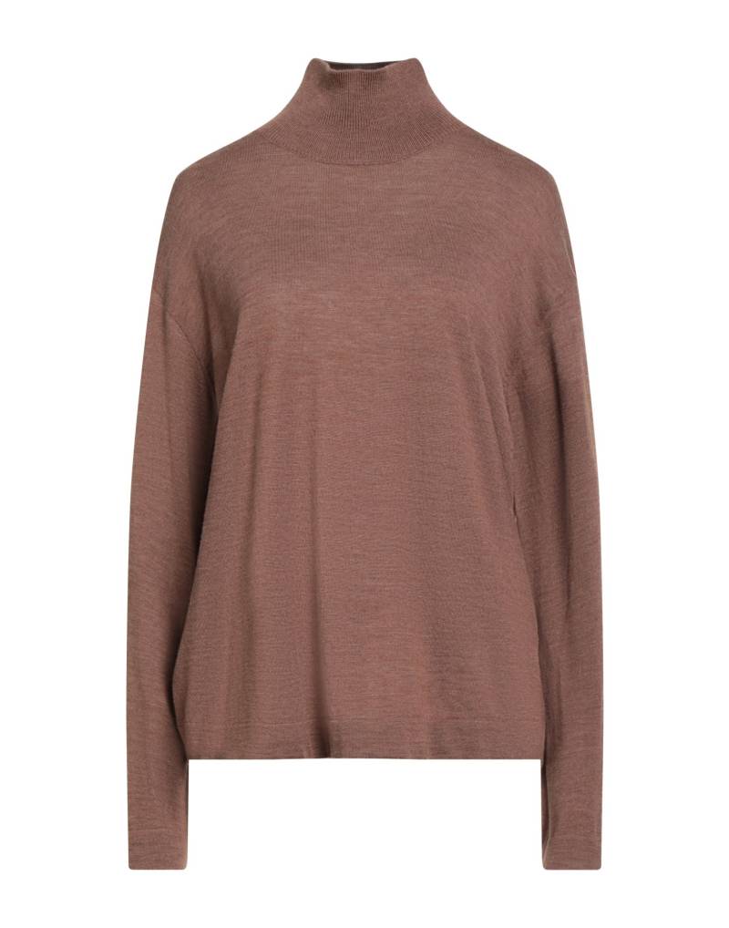 MALÌPARMI Rollkragenpullover Damen Hellbraun von MALÌPARMI
