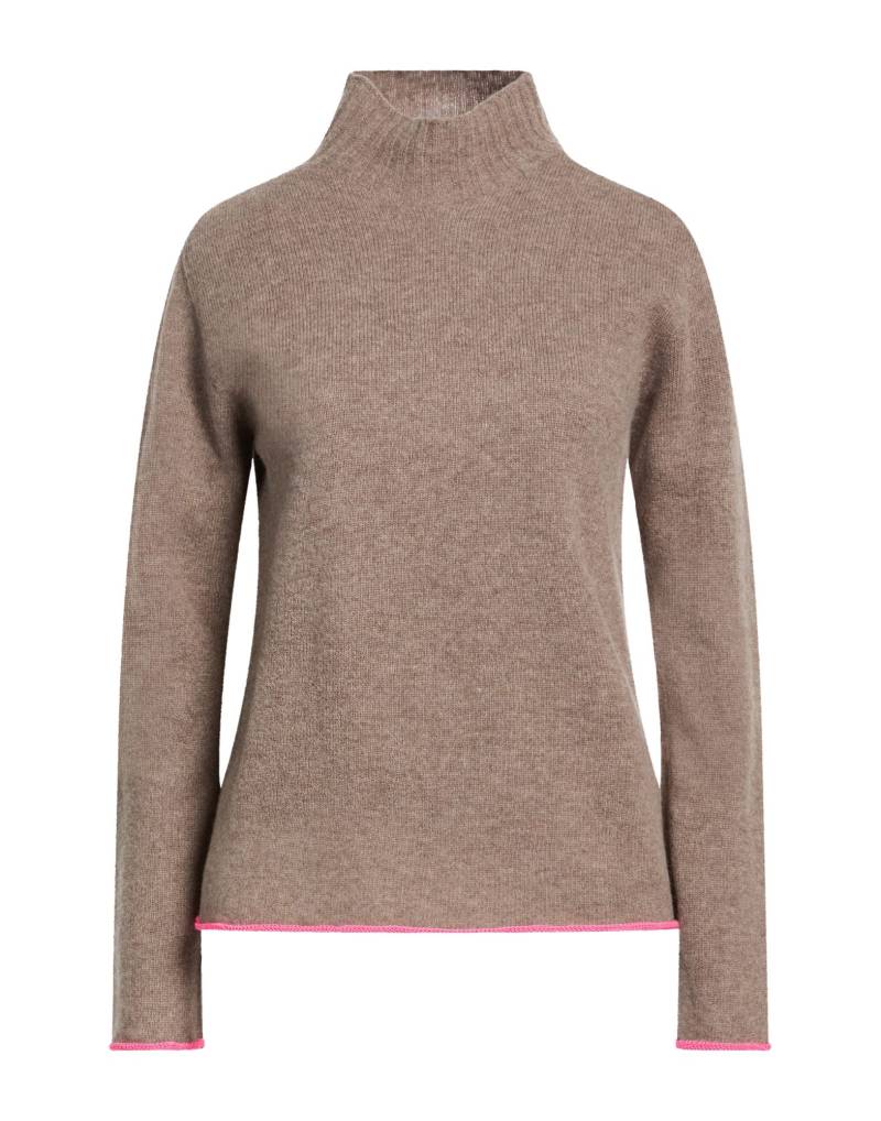 MALÌPARMI Rollkragenpullover Damen Hellbraun von MALÌPARMI