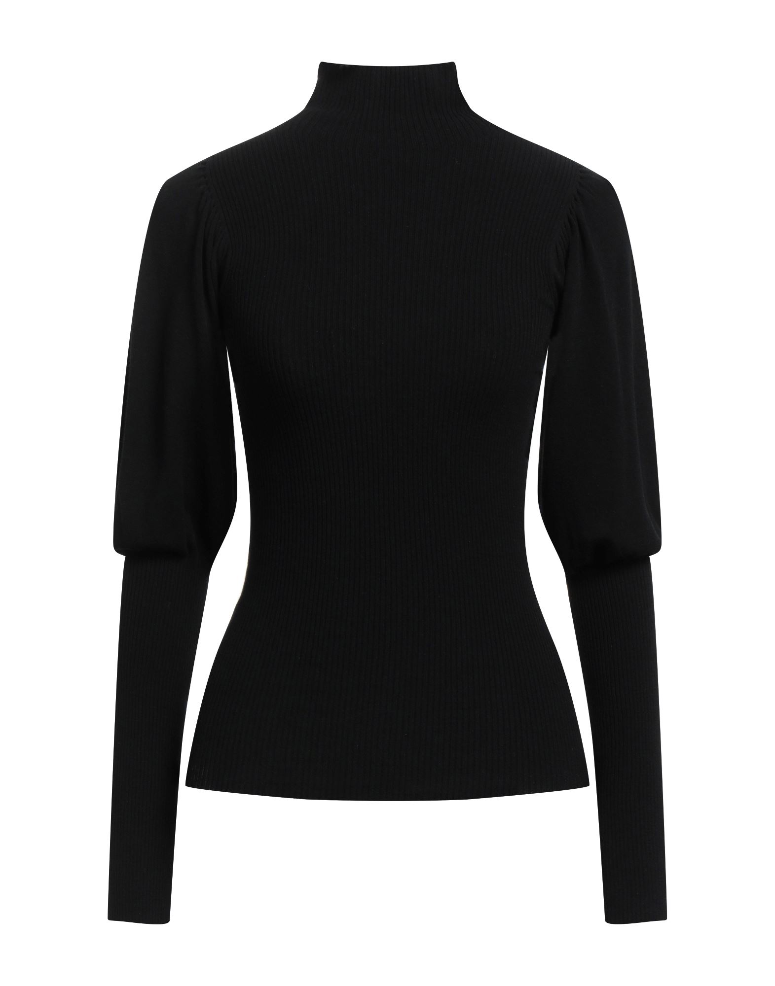 MALÌPARMI Rollkragenpullover Damen Schwarz von MALÌPARMI