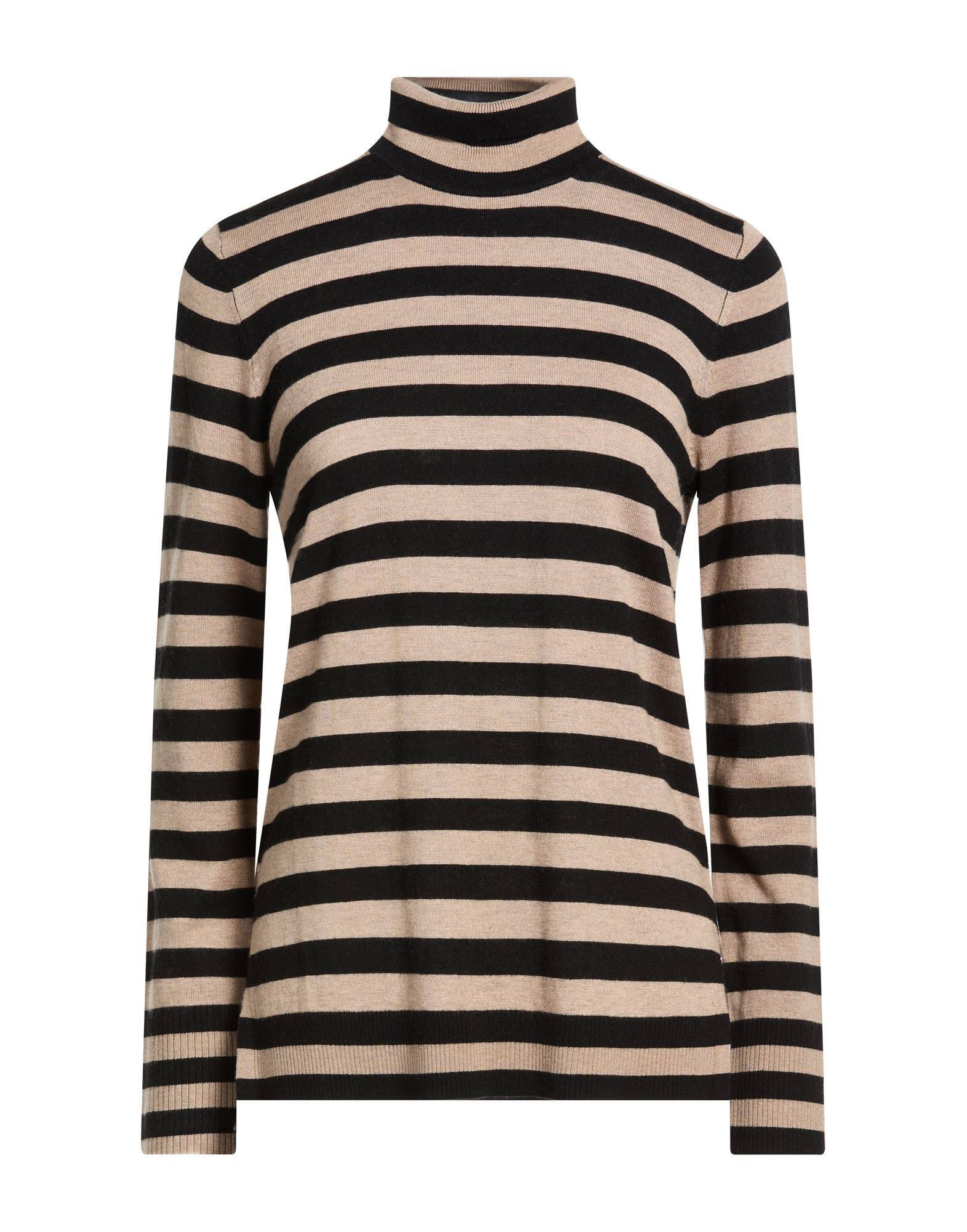 MALÌPARMI Rollkragenpullover Damen Schwarz von MALÌPARMI