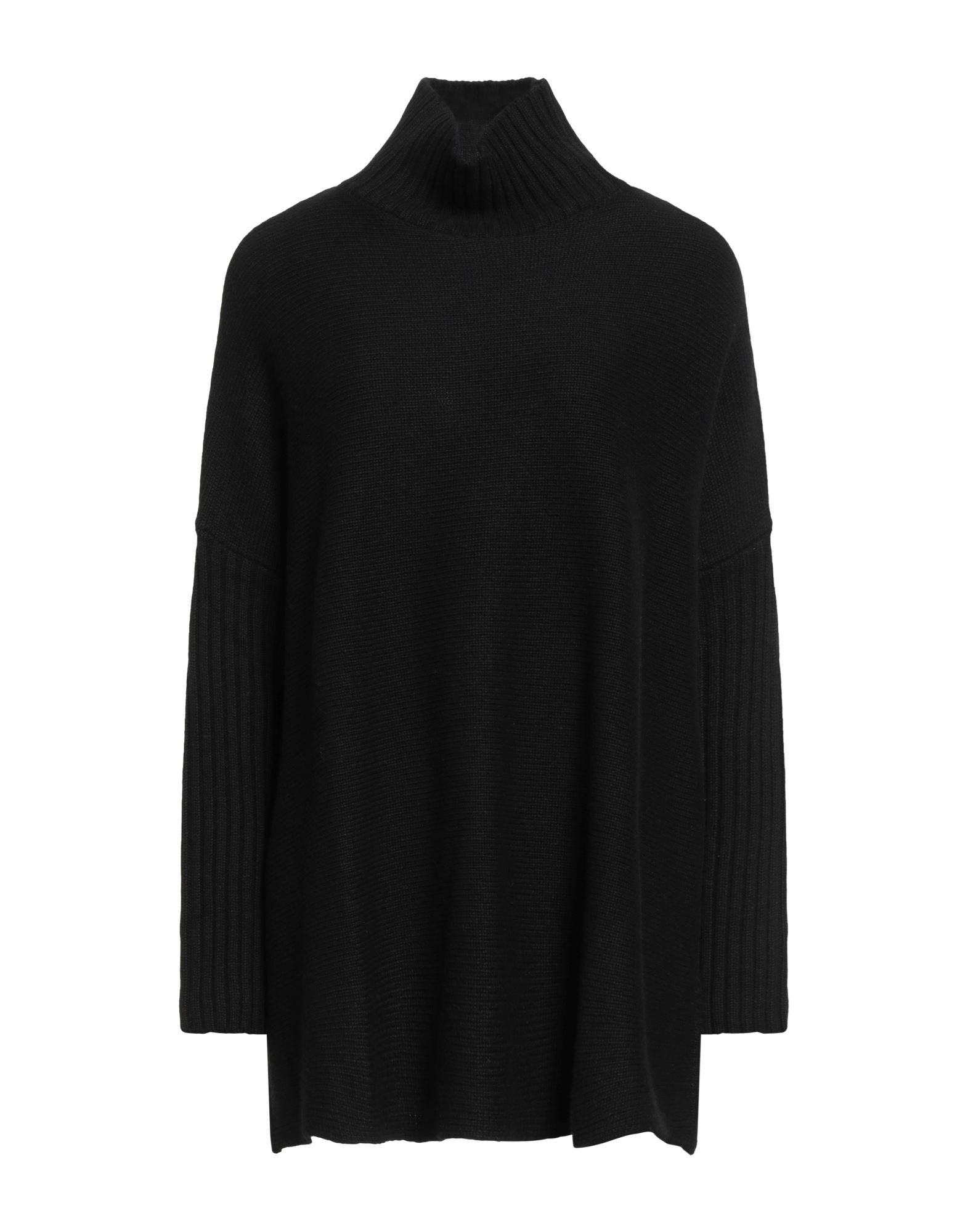 MALÌPARMI Rollkragenpullover Damen Schwarz von MALÌPARMI