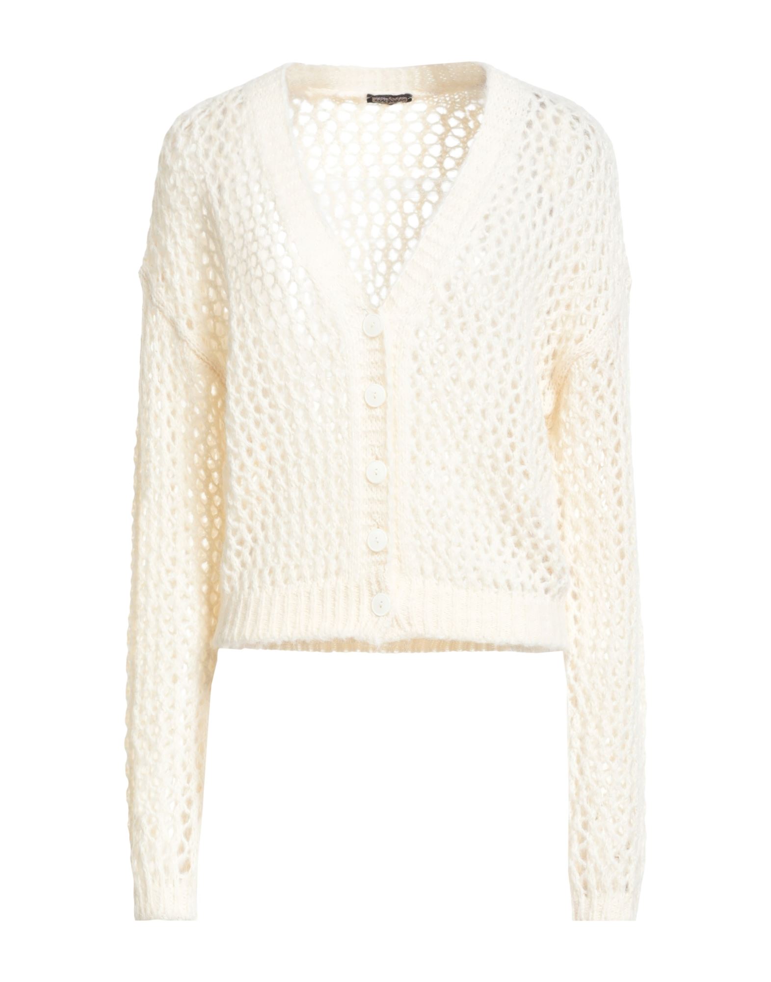 MALÌPARMI Strickjacke Damen Cremeweiß MALÌPARMI Strickjacke Damen Cremeweiß von MALÌPARMI