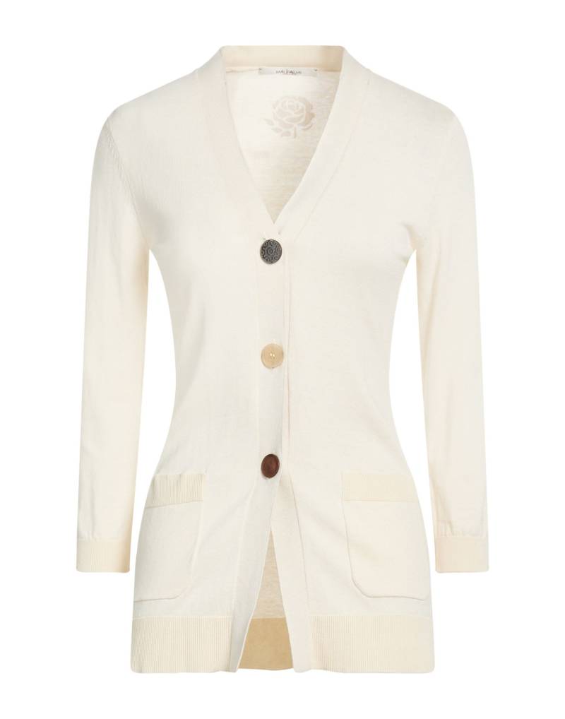 MALÌPARMI Strickjacke Damen Cremeweiß von MALÌPARMI