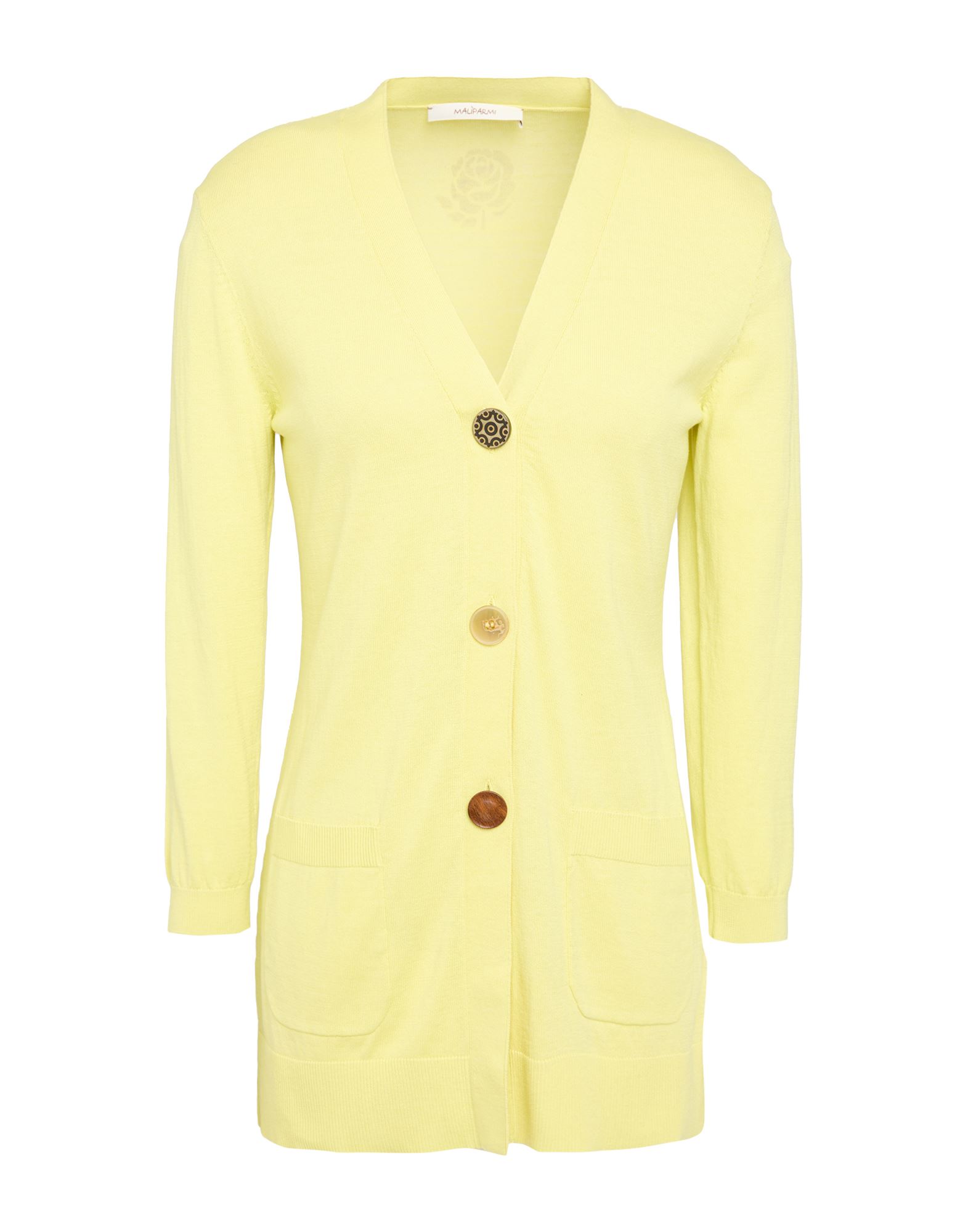 MALÌPARMI Strickjacke Damen Gelb von MALÌPARMI