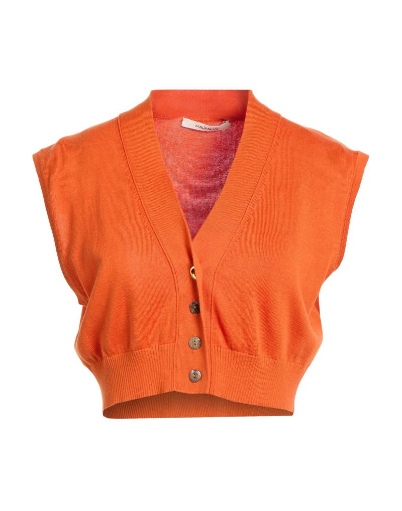 MALÌPARMI Strickjacke Damen Orange von MALÌPARMI